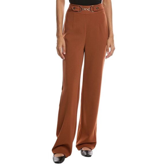 MEIVEN Pants - Meiven Womens  Horsebit Pant, Brown